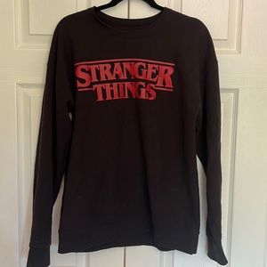 stranger things official medium crew neck